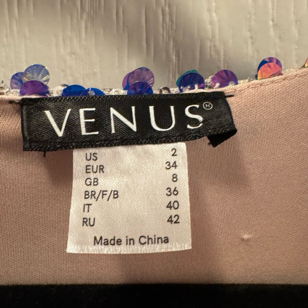 VENUS Iridescent Sequins Mini Dress - Picture 4 of 8